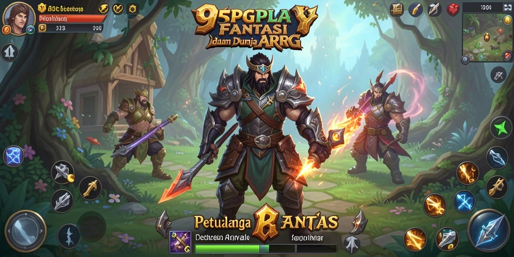 Screenshot gameplay <strong>95PGPLAY</strong> menampilkan aksi pertempuran yang mendebarkan.