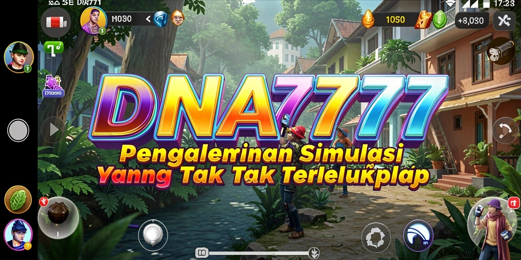 Tampilan menarik dari gameplay DNA777 yang mendebarkan.