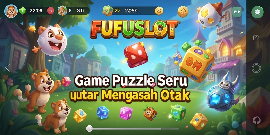 Tampilan gameplay FUFUSLOT dengan teka-teki menarik dan menantang.