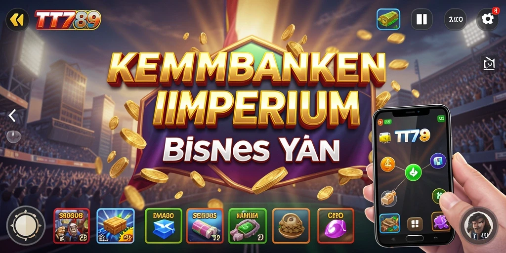 Tangkapan layar gameplay TT789 yang menunjukkan pengelolaan bisnis yang seru.